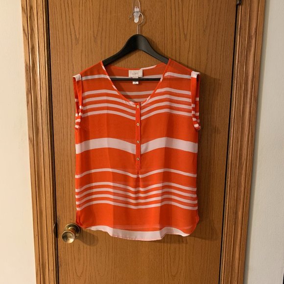 LOFT Tops - Ann Taylor Loft Sleeveless Shell Top